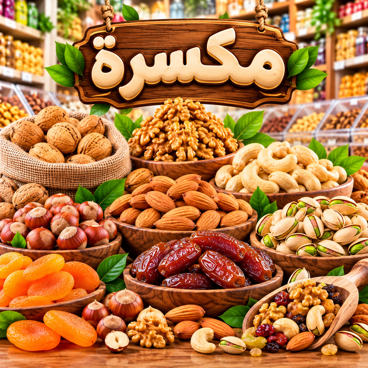 أنواع المكسرات