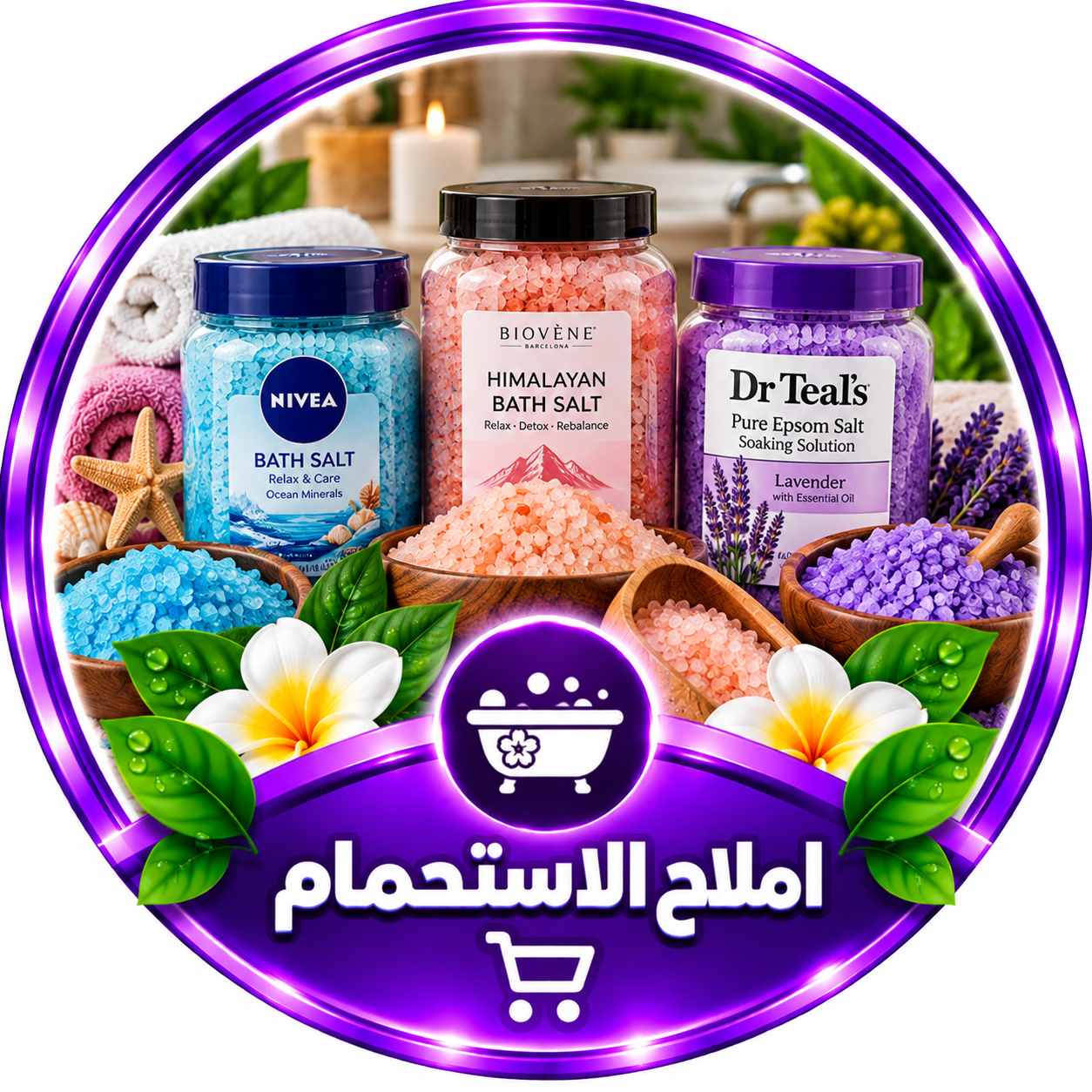 املاح الاستحمام