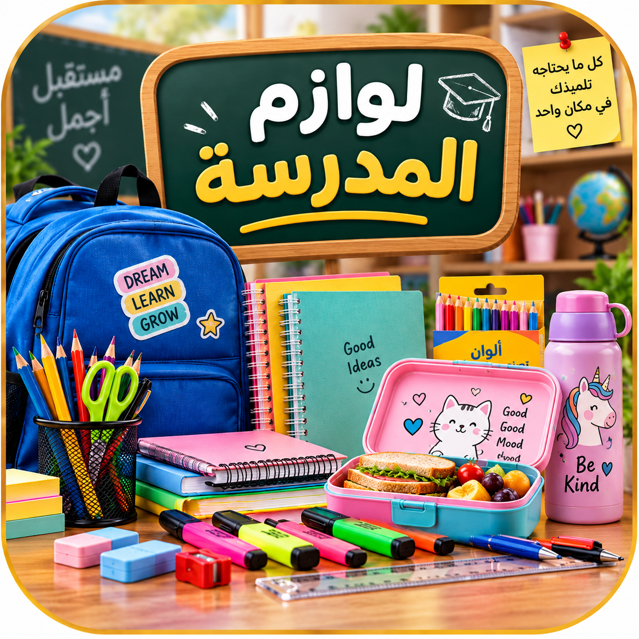 لوازم المدرسة