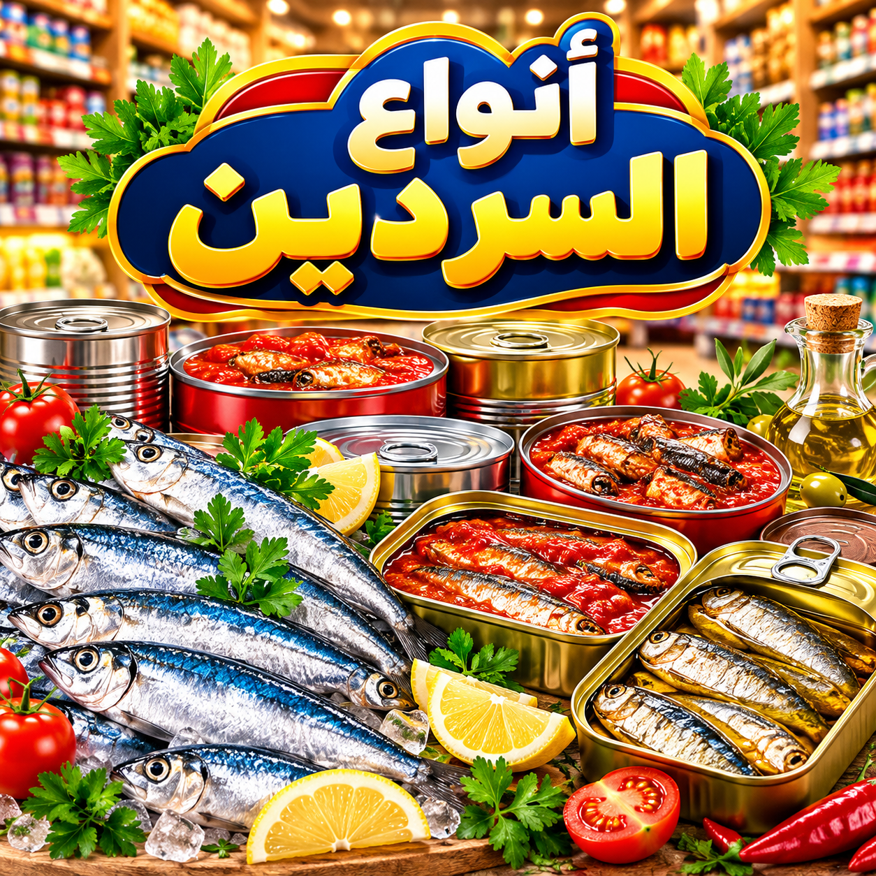 أنواع السردين