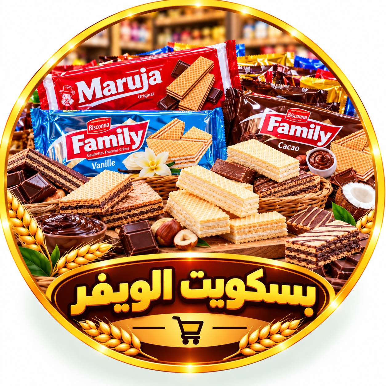 بسكويت الويفر
