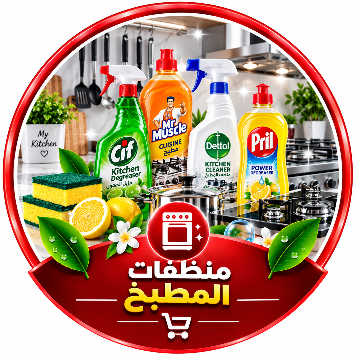 منظفات المطبخ