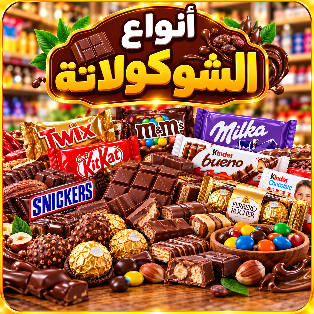 أنواع الشوكولاتة