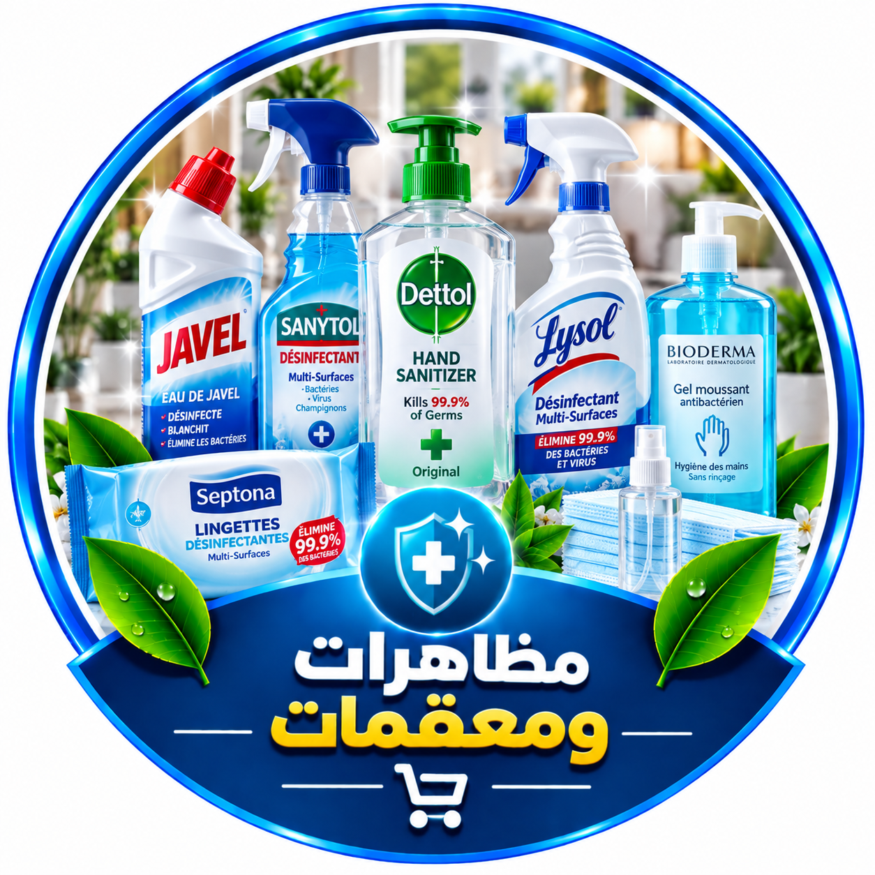 مظاهرات ومعقمات