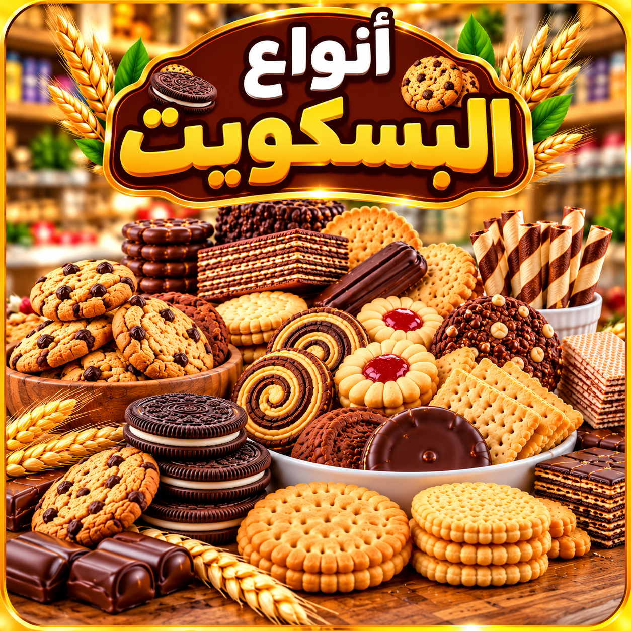 أنواع بسكويت