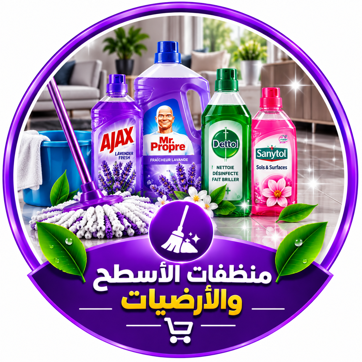 منظفات الأسطح والأرضيات