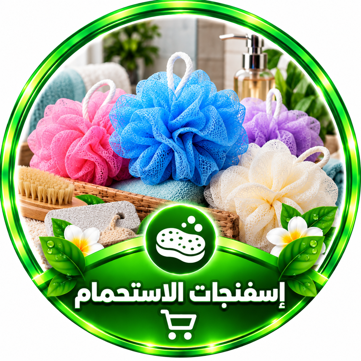إسفنجات الاستحمام