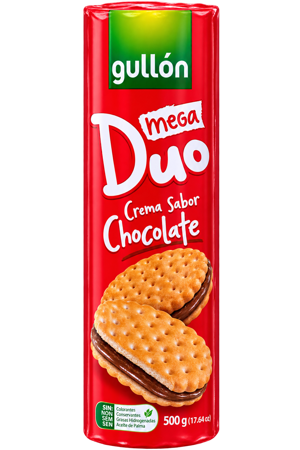 بسكويت Gullón Mega Duo بكريمة الشوكولاتة – 500غ