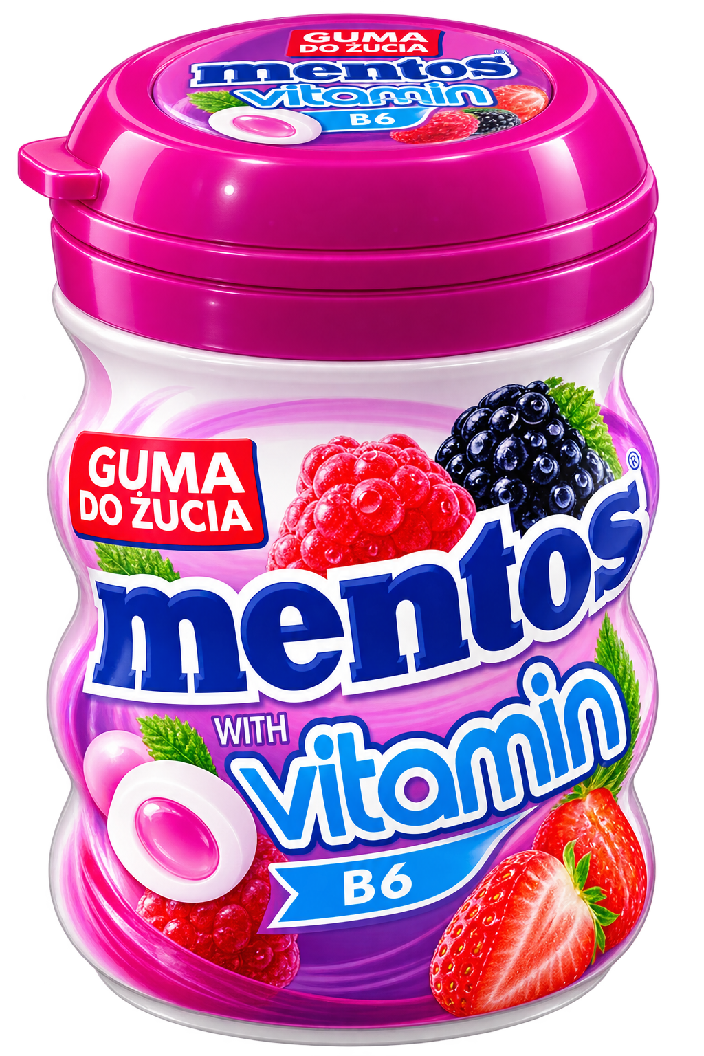 Mentos With Vitamin B6 – علكة بنكهة الفواكه