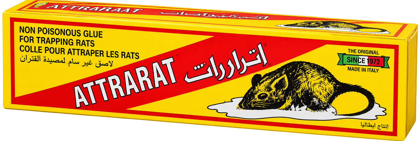 لاصق الفئران ATTRARAT – مصيدة قوية وفعالة لمكافحة القوارض