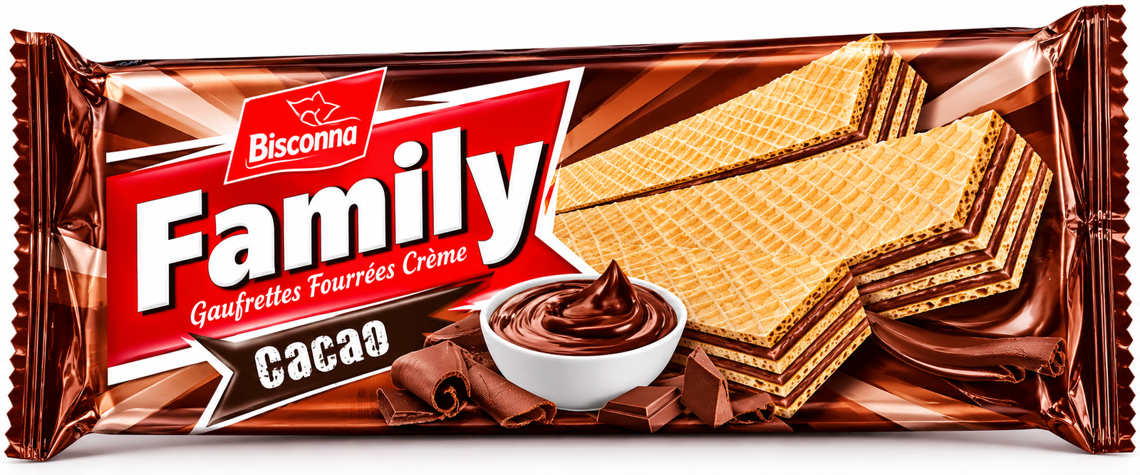 بسكويت ويفر فاميلي بالكاكاو – Family Cacao