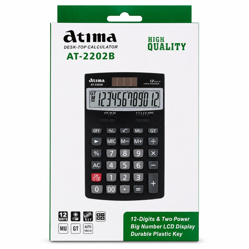 آلة حاسبة مكتبية أتيما AT-2202B