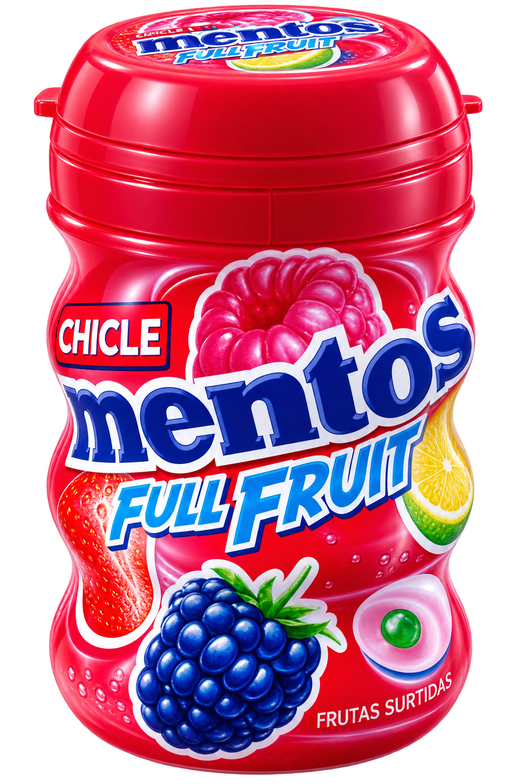 Mentos Full Fruit – علكة بنكهة الفواكه المشكلة
